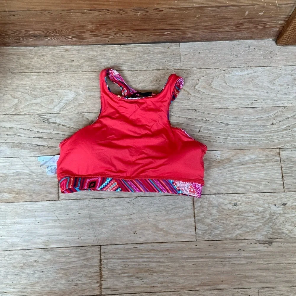 Seafolly Desert Tribe Bikini Top, Size Small